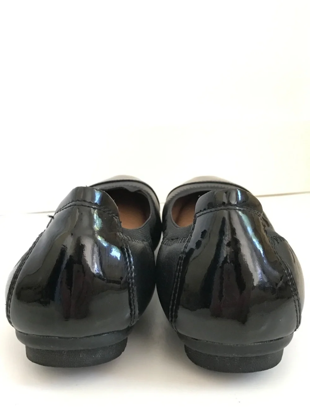 JOSEPH SEIBEL Ballet Flat Black Leather Pippa Women’s Size 9